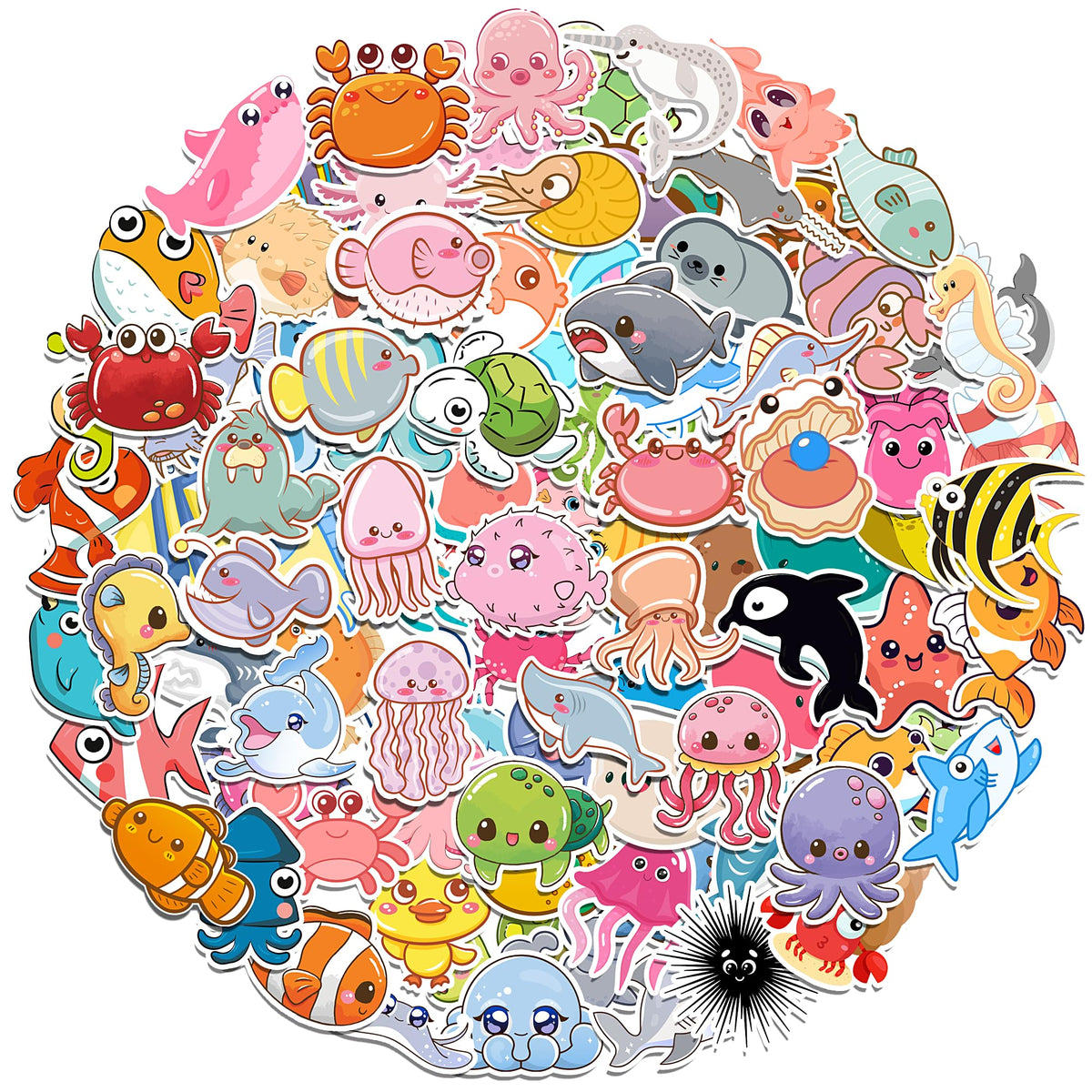 HSHFAMIIY 100 Pcs Water Bottle Stickers for Kids – Party Favors & Arts & Crafts