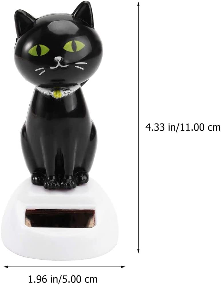Htppzjr Solar Cat Toy Dancing — Eco-Friendly Car Dashboard & Desk Ornament