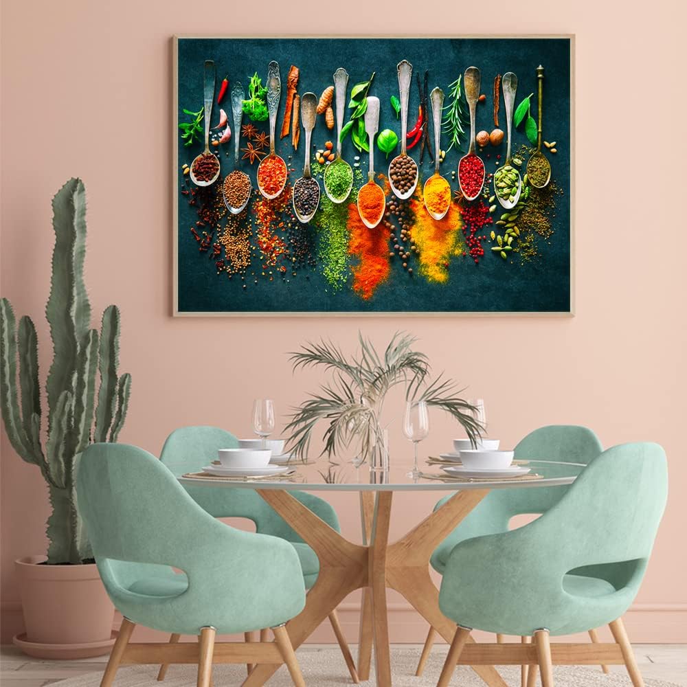 HUADADA 1000-Piece Jigsaw Puzzle: World Spices Edition for Adults