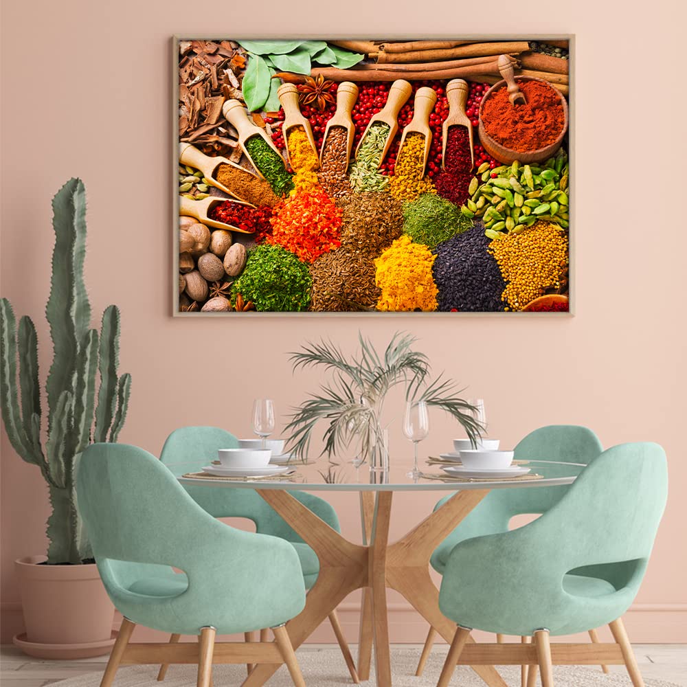 HUADADA 1000 Piece Puzzle – Colourful Spices for Adults & Kids | Premium Jigsaw