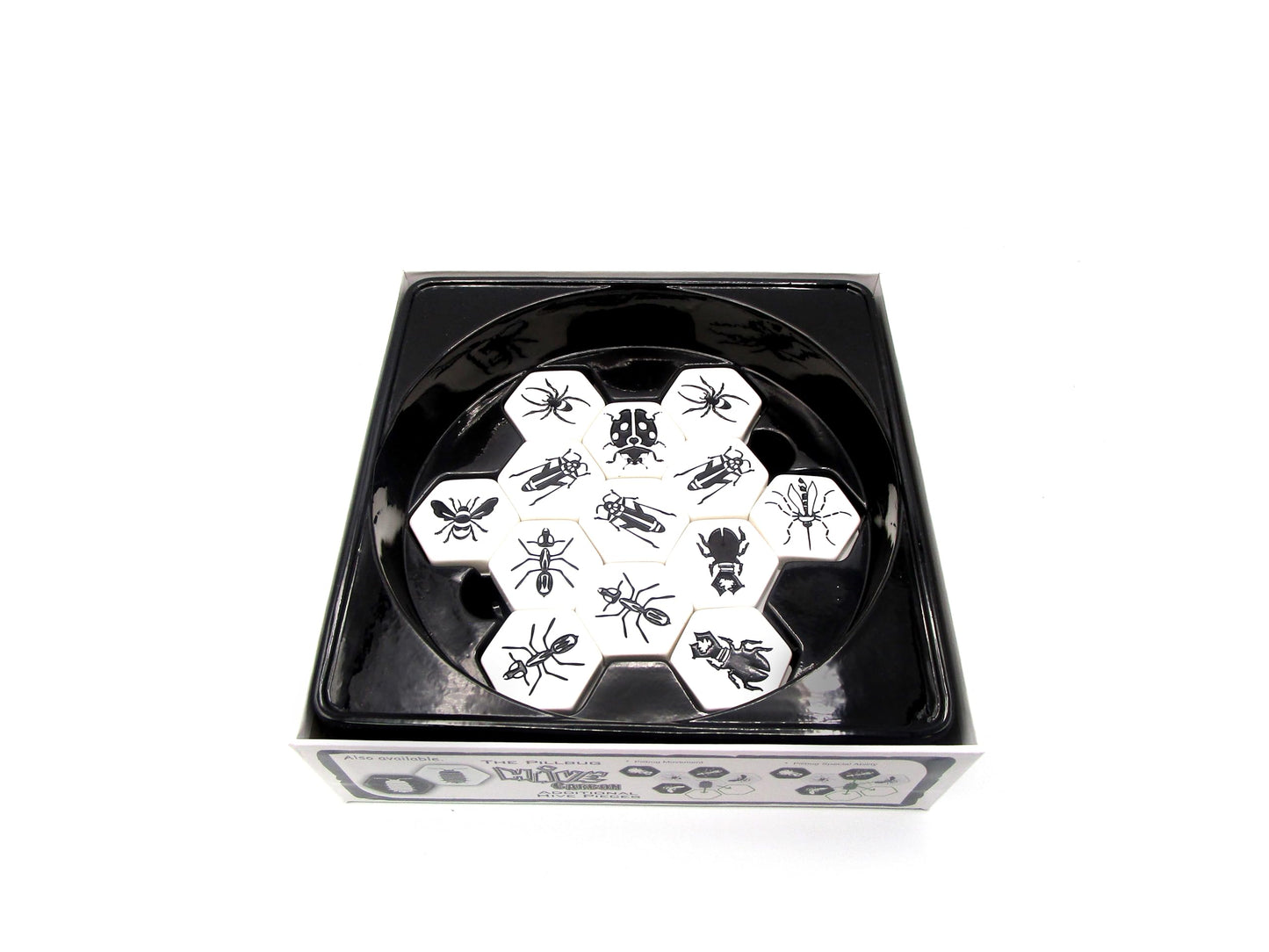 Huch & Friends Hive Carbon Special Edition — No-Board Strategy Game with Mosquito & Ladybug