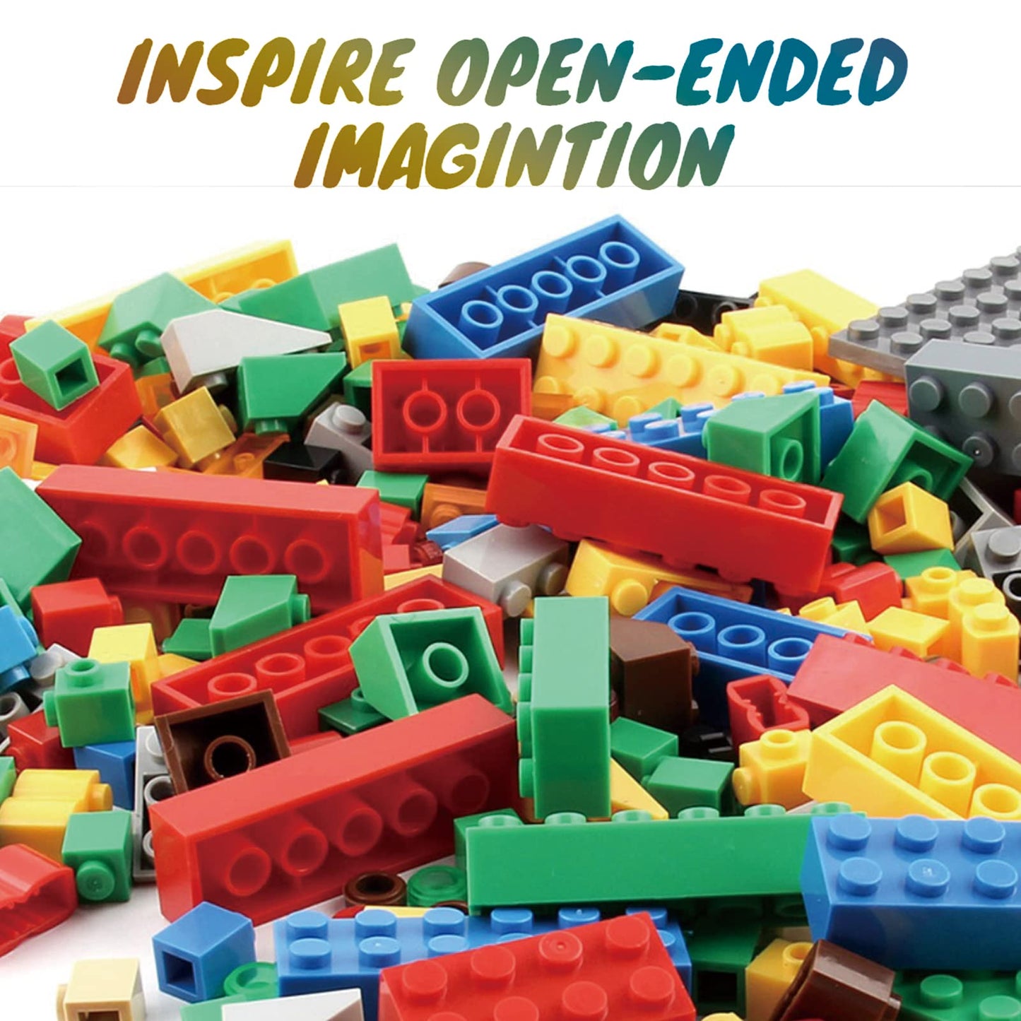 HUIZDQ 1500-Piece Building Bricks Set — Classic Bulk Blocks Compatible with All Major Brands