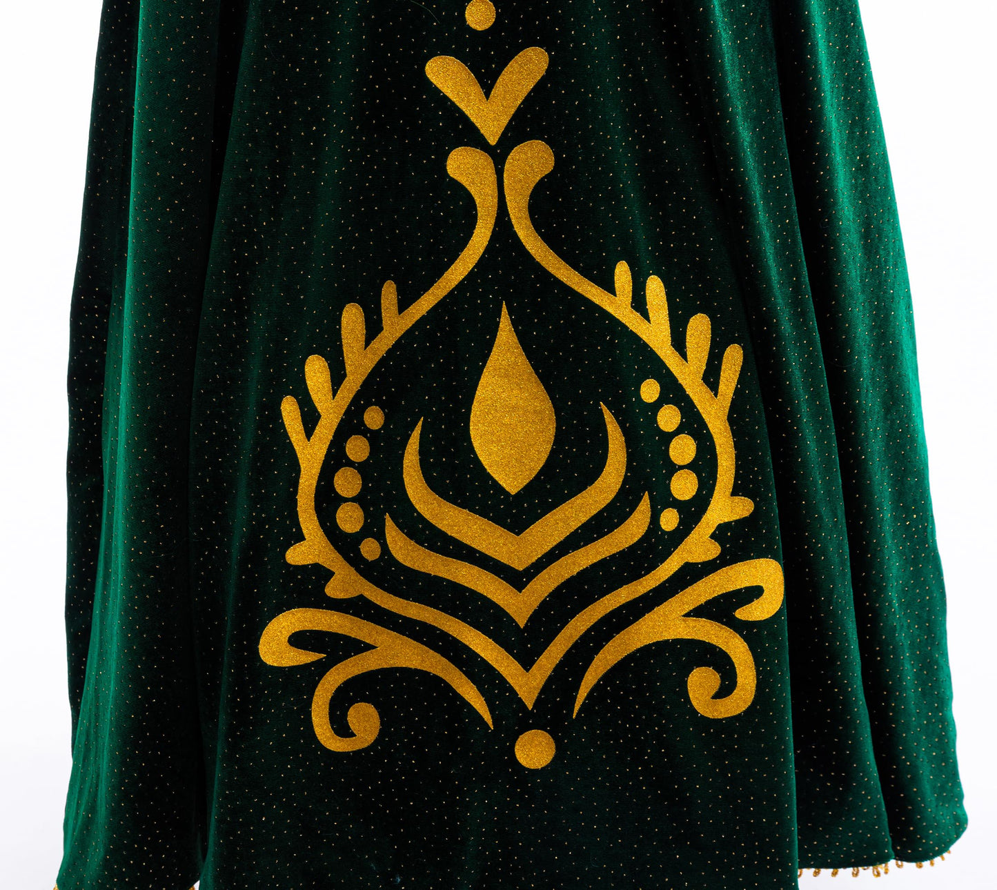 Hulaha Girls Velvet Hooded Cape - Anna Princess Costume for 5-7 Years