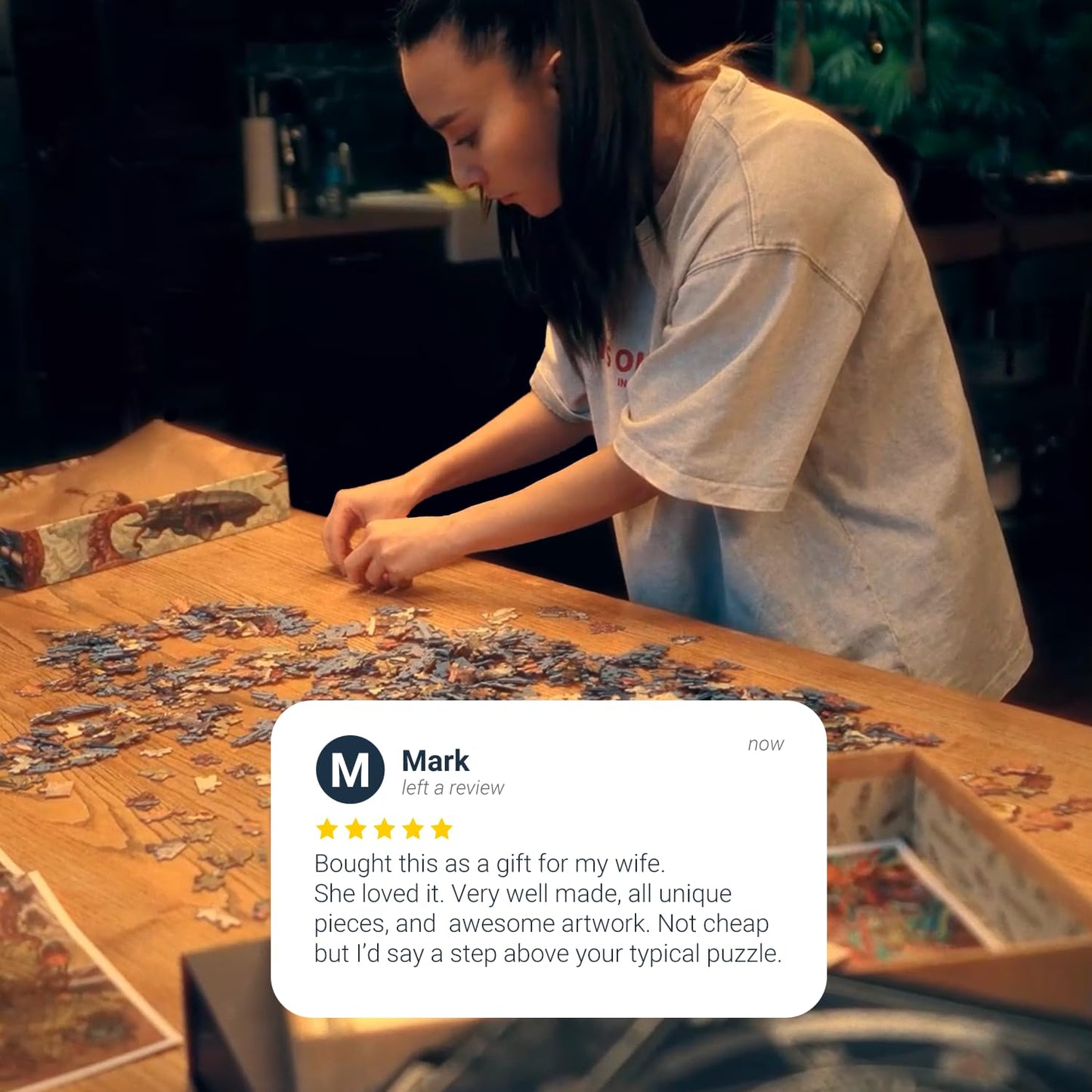HUNGRY MINDS Octopolis 1000-Piece Jigsaw Puzzle – Challenging Octopus Theme for Adults