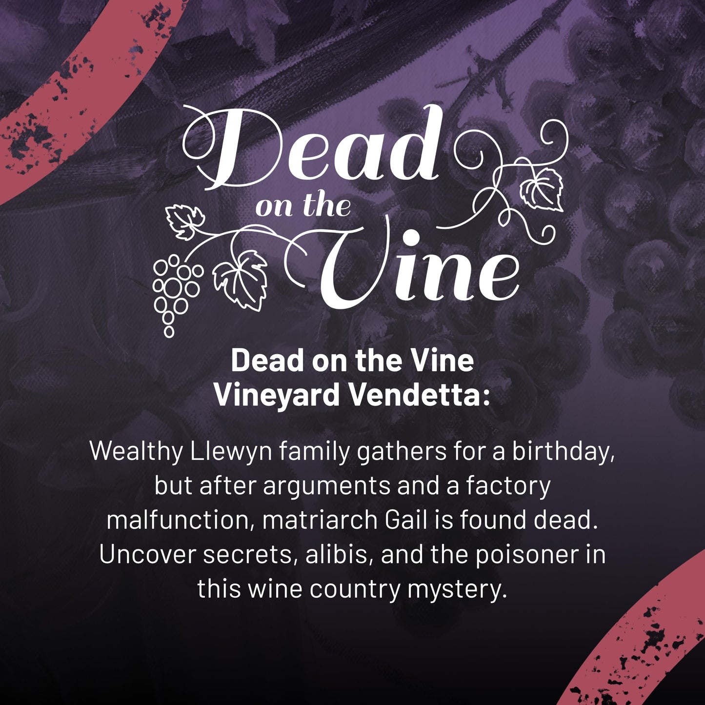 Hunt A Killer Dead on The Vine: Murder Mystery Box for Game Night | 14+