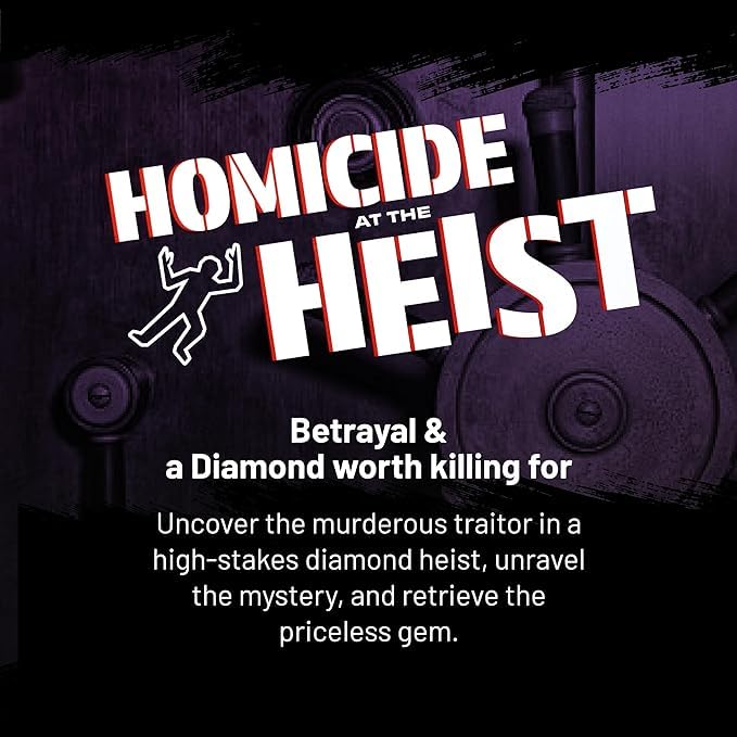Hunt A Killer: Homicide at The Heist – Immersive Murder Mystery for Adults