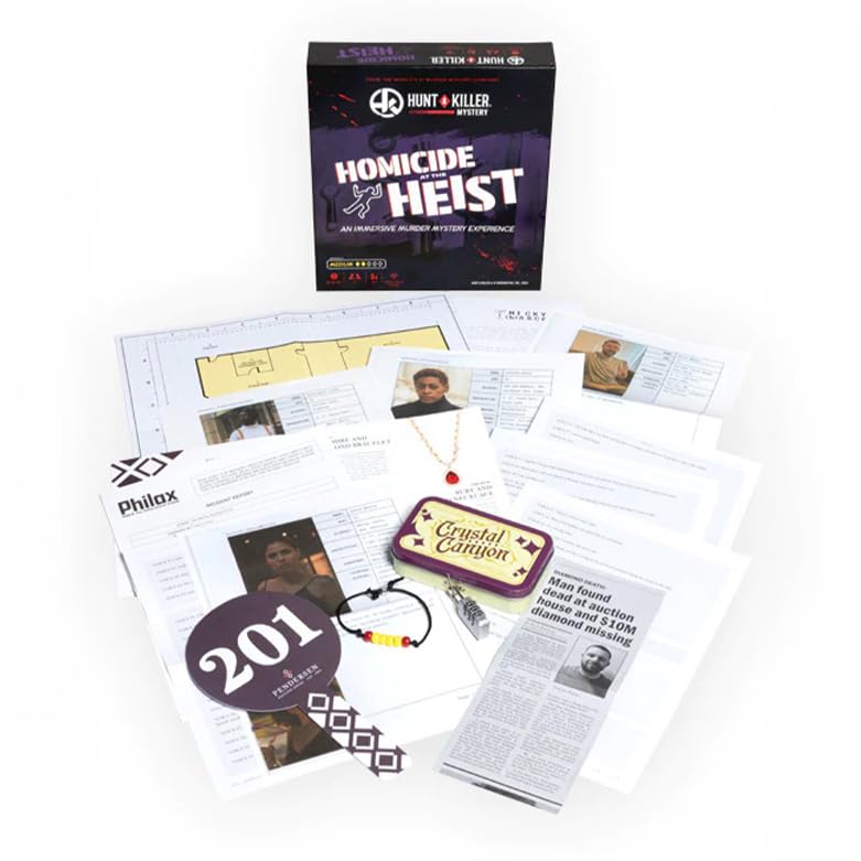 Hunt A Killer: Homicide at The Heist – Immersive Murder Mystery for Adults