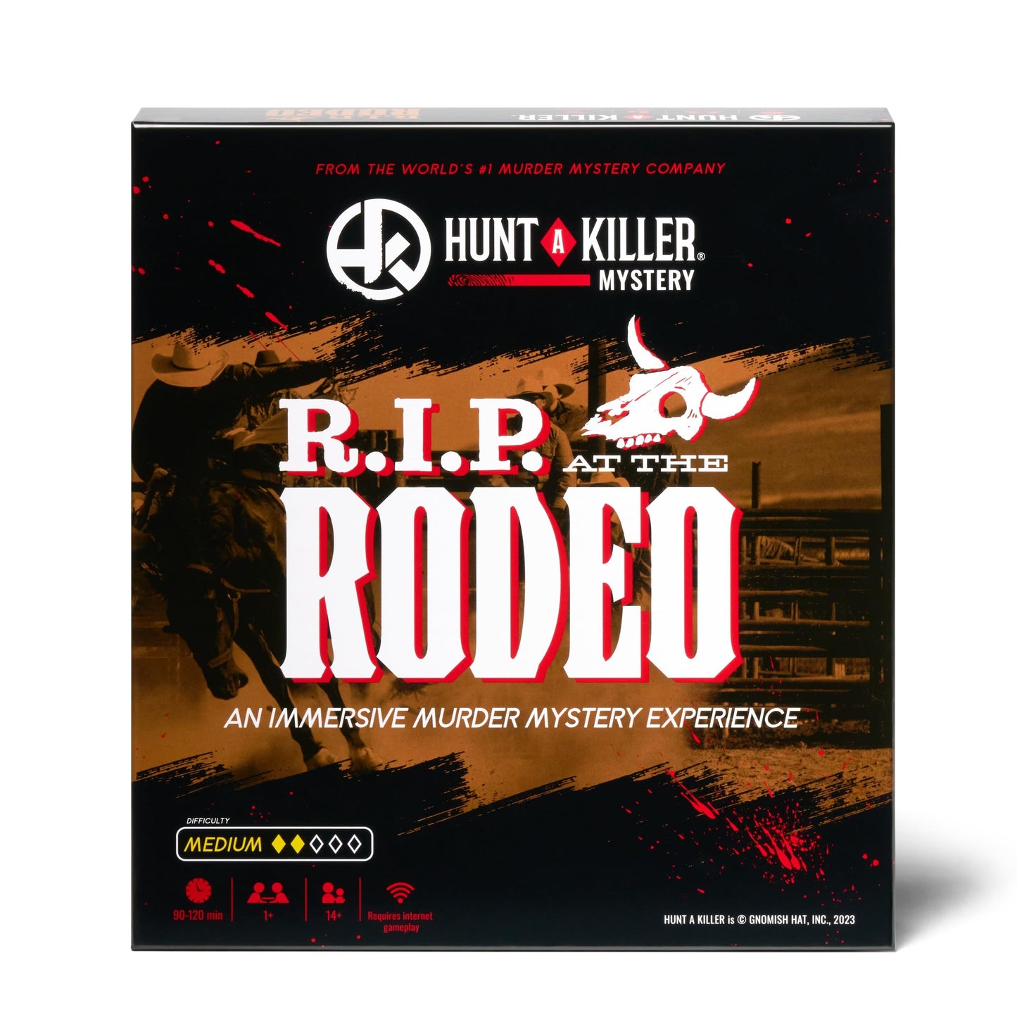 Hunt A Killer: R.I.P at The Rodeo — Murder Mystery Box Game for Adults | 1+ Players