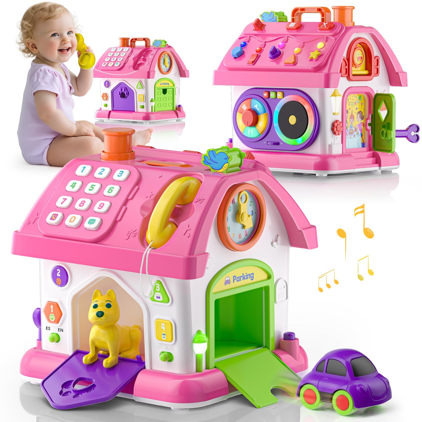 Hurdaos Montessori Toys for 1-Year-Olds — 12-18 Months Educational Toddler Toy Gift