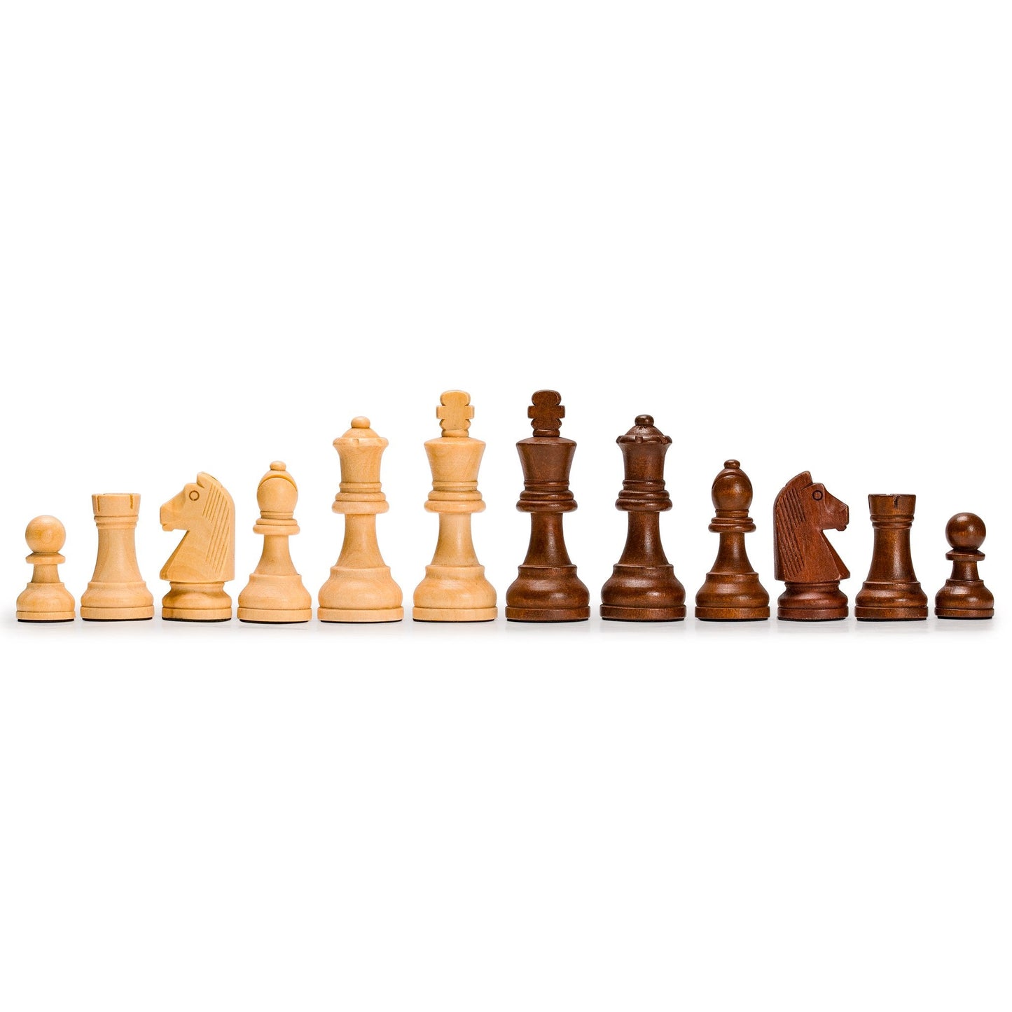 Husaria Staunton Tournament No.5 Chessmen – 2 Extra Queens, Wooden Box, 3.5-inch Kings