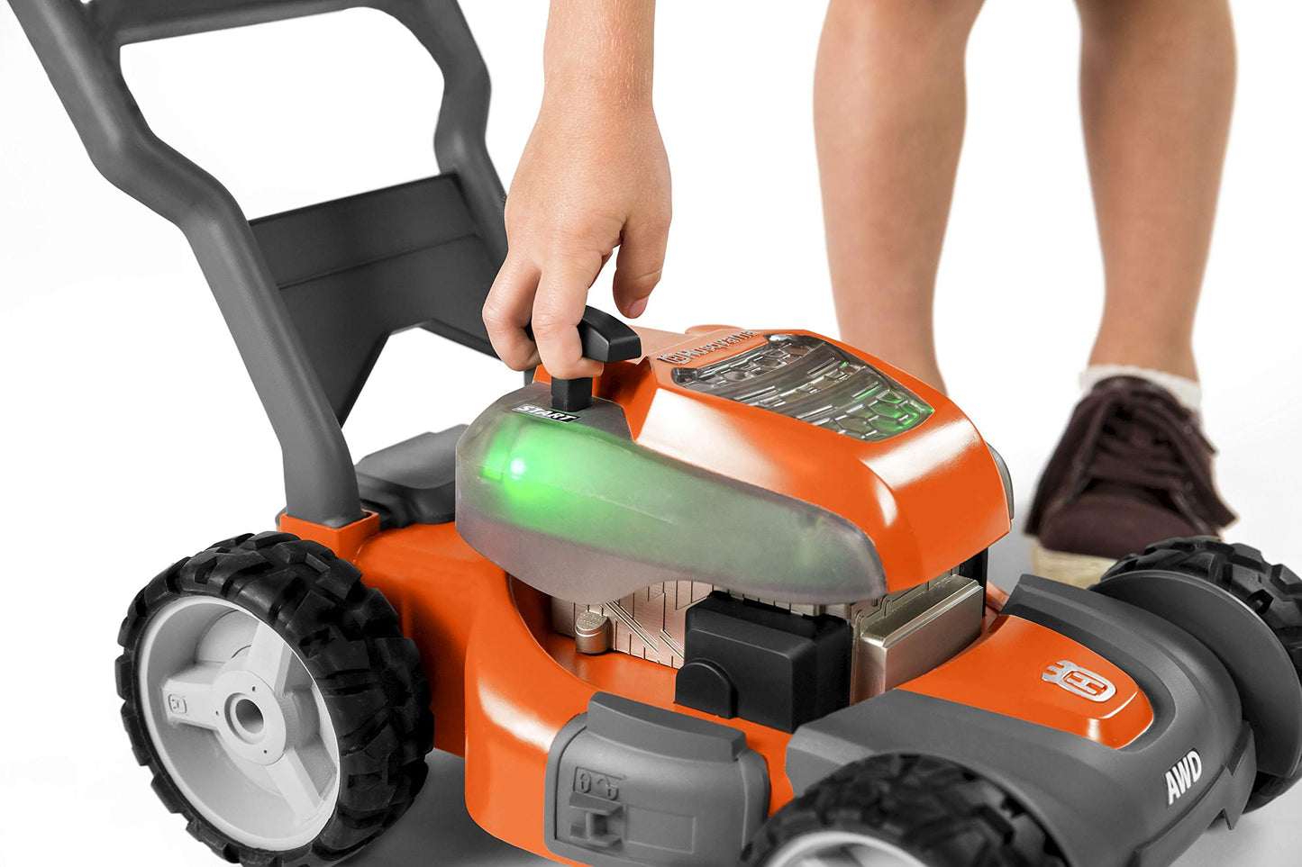 Husqvarna Toy Lawn Mower with Realistic Sounds and Lights – Ages 2+