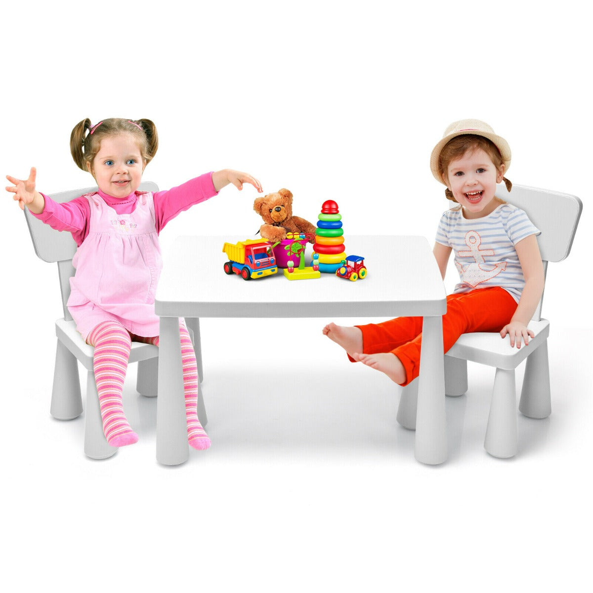 Children's Multi Activity Table and Chair Set-Blue