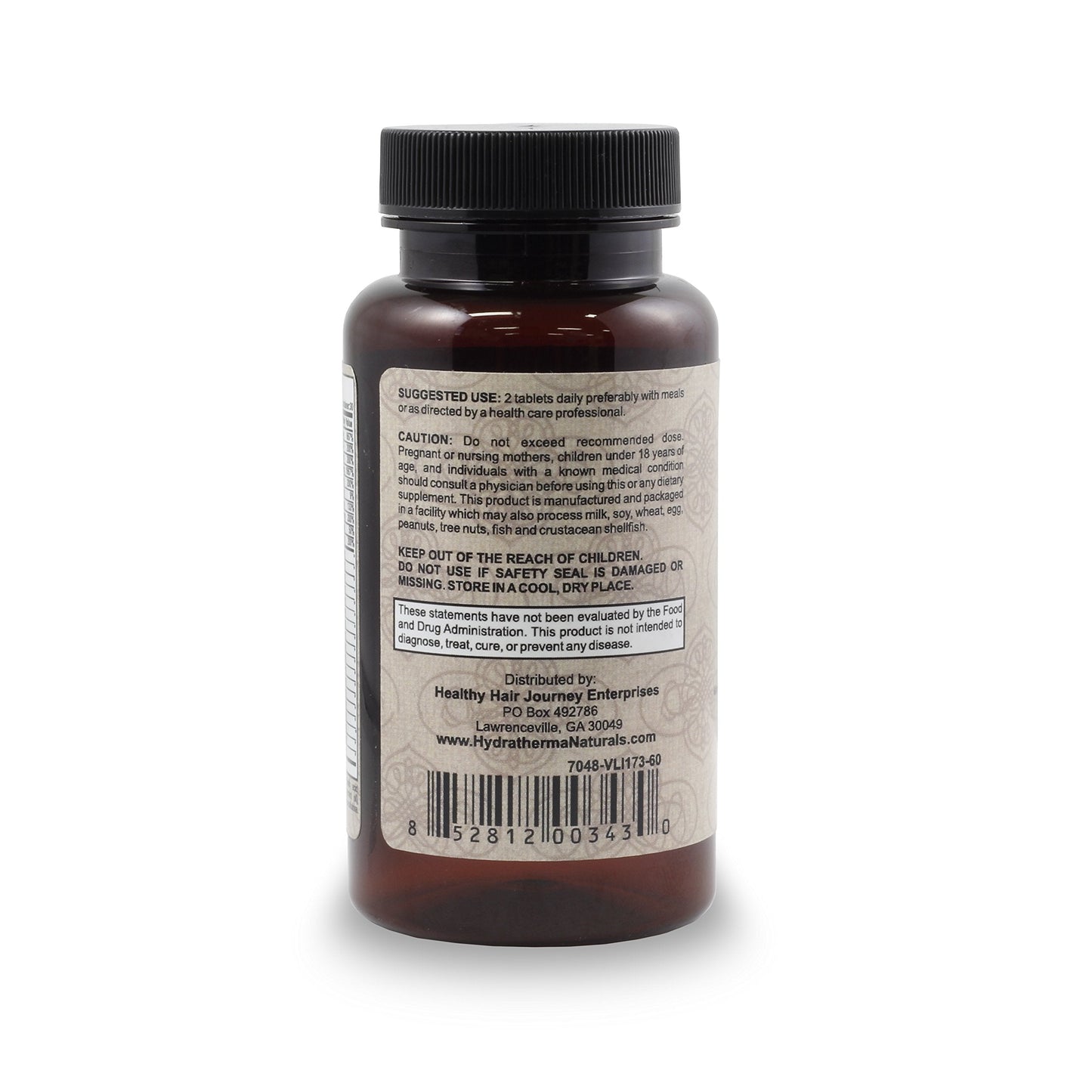 Hydratherma Naturals Hair Growth Plus with 5000mcg Biotin – 27 Ingredients, 60 Tablets