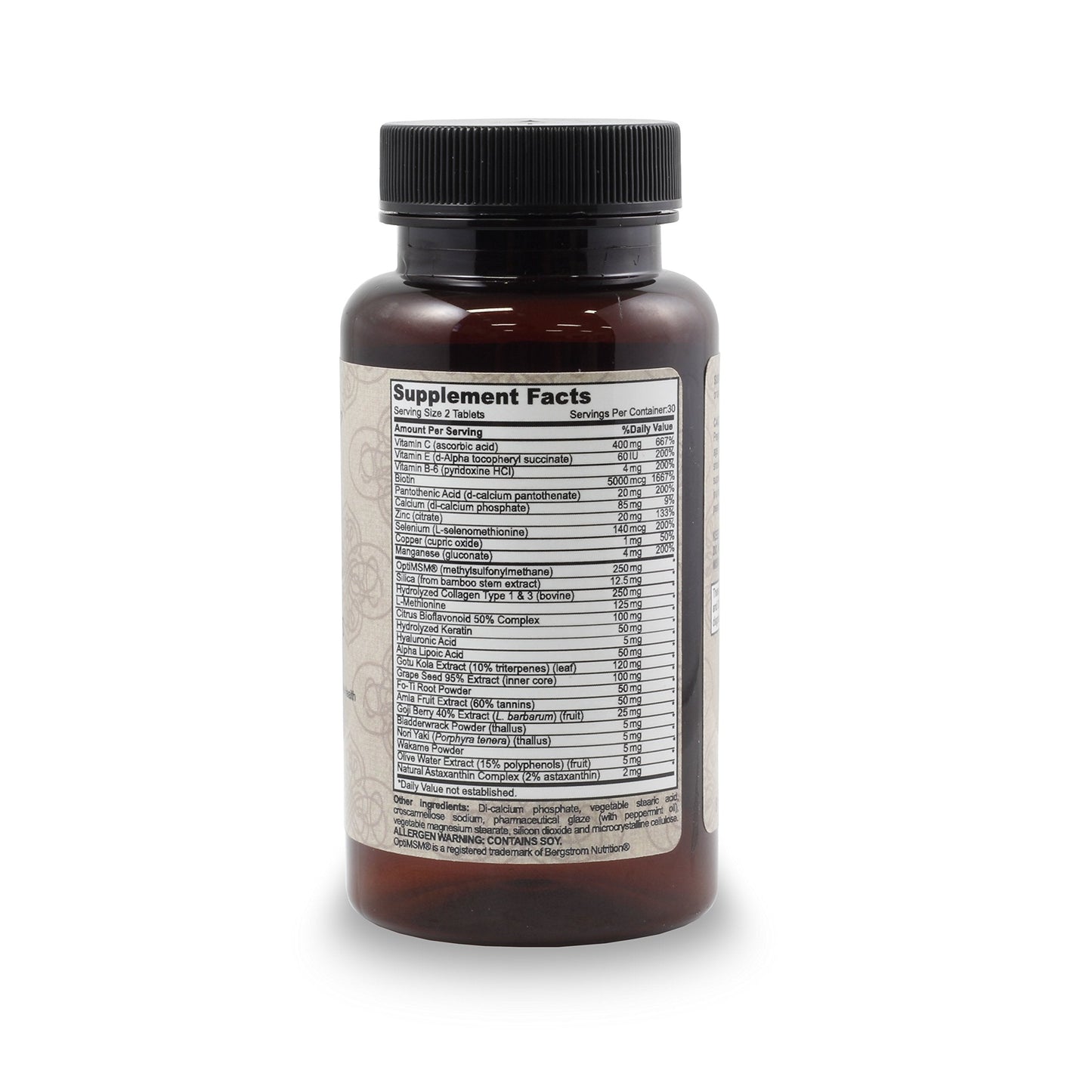 Hydratherma Naturals Hair Growth Plus with 5000mcg Biotin – 27 Ingredients, 60 Tablets