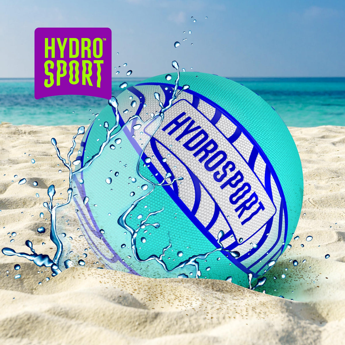 HydroSport Pool Basketball (Size 3) – Waterproof Water Basketball for Pools & Beach