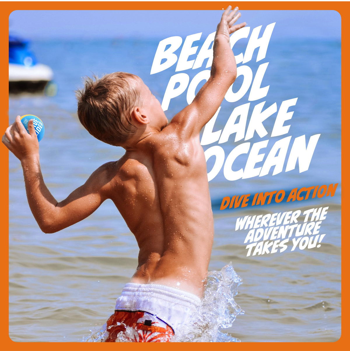 HydroSport Skipping Water Balls – Beach & Pool Water Toy Set