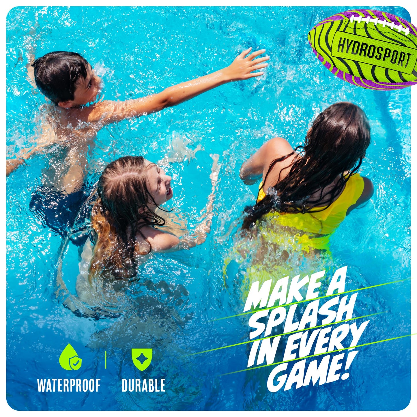 HydroSport Water Football – Waterproof Pool, Beach & Lake Play for All Ages