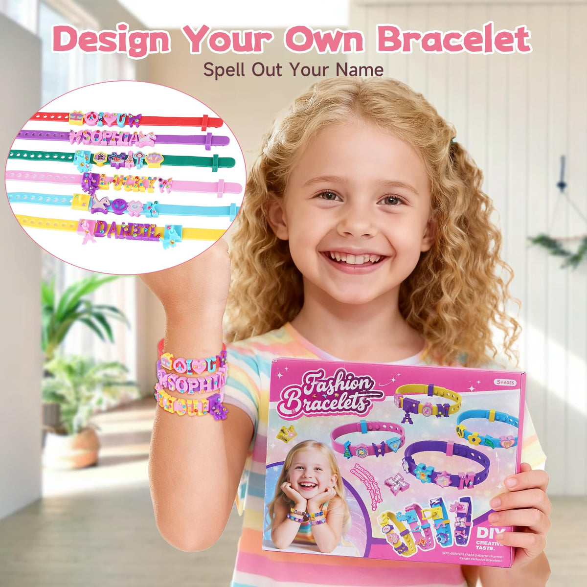 HYH Art & Craft Kits: 12-Set Friendship Bracelet Making Kit for Kids 5–12