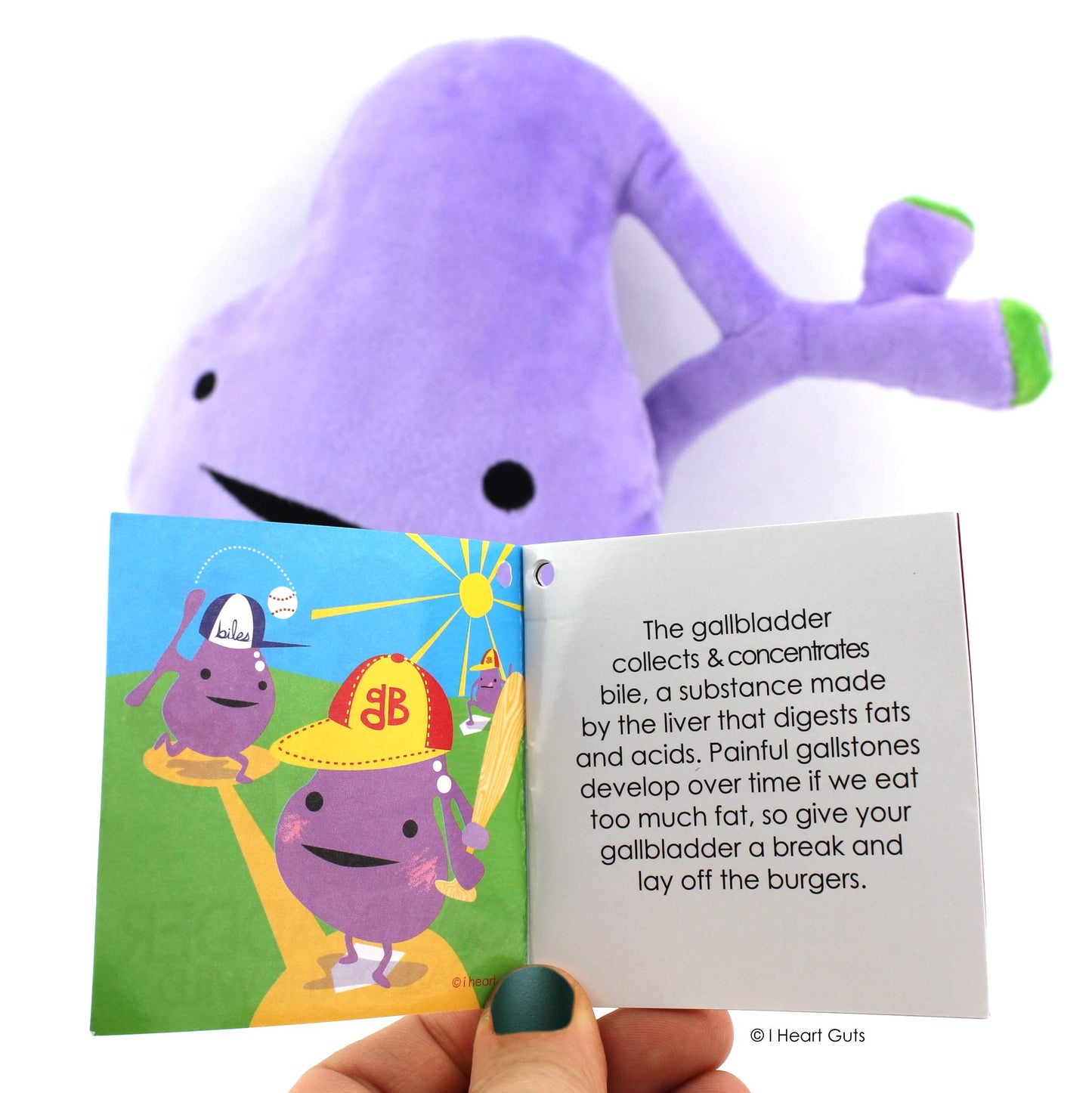 I Heart Guts Gallbladder Plush – 8-Inch Post-Op Recovery Gift