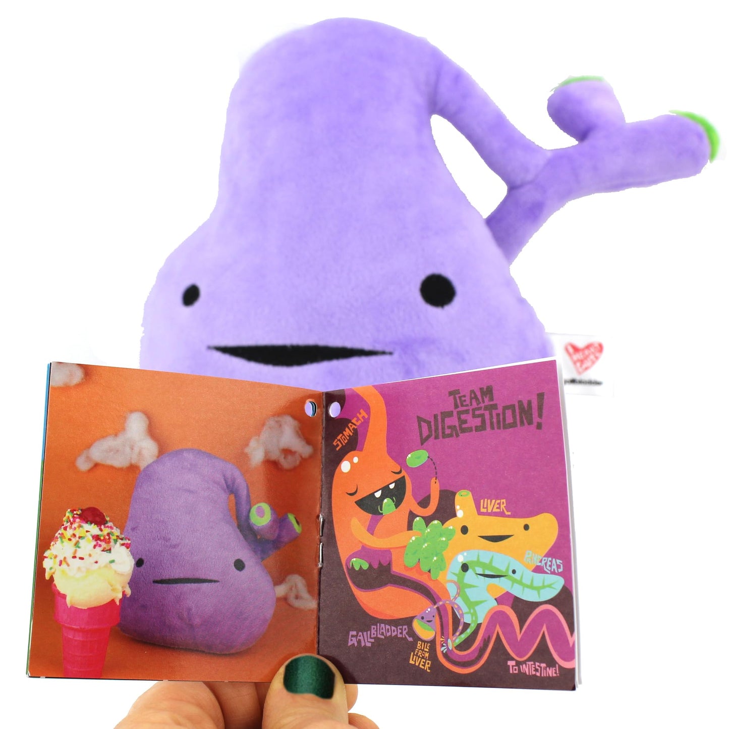 I Heart Guts Gallbladder Plush – 8-Inch Post-Op Recovery Gift