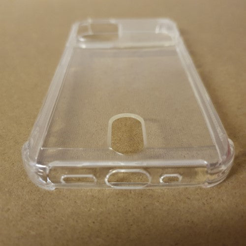 Soft TPU Clear Case With Card Slot - For iPhone 12 Mini