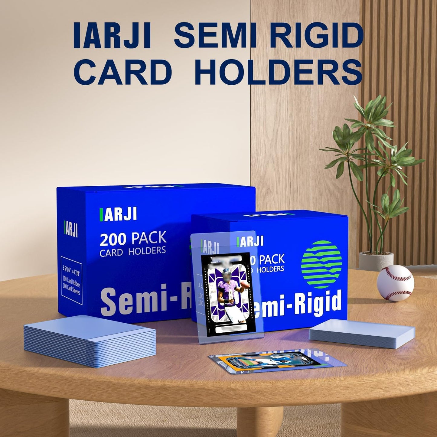 IARJI 800ct Semi-Rigid Card Holders & 800ct Card Sleeves for Grading Submissions – PSA/SGC/BGS/CSG