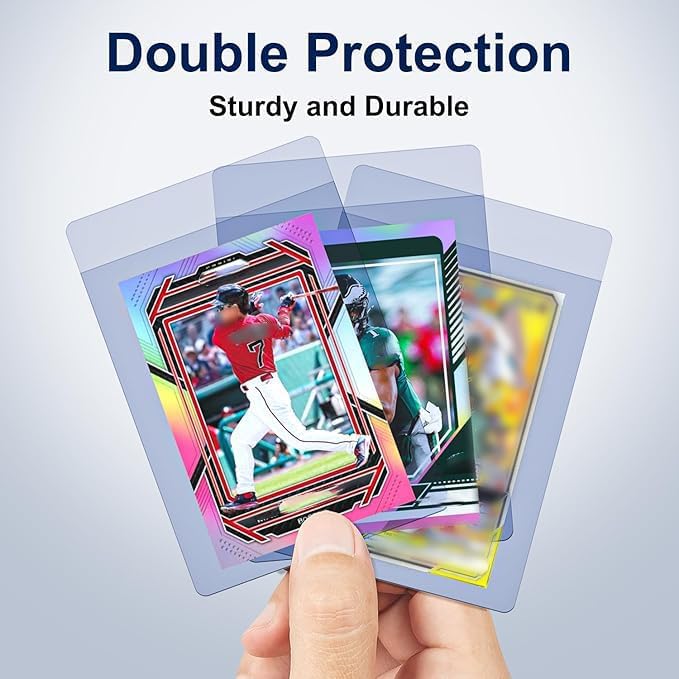 IARJI 800ct Semi-Rigid Card Holders & 800ct Card Sleeves for Grading Submissions – PSA/SGC/BGS/CSG