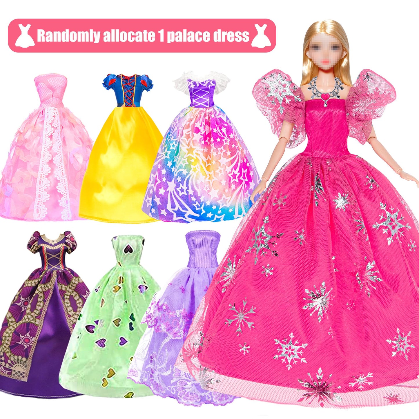 iBayda 11.5-Inch Fashion Doll with Closet Wardrobe and Accessories (Doll Included)