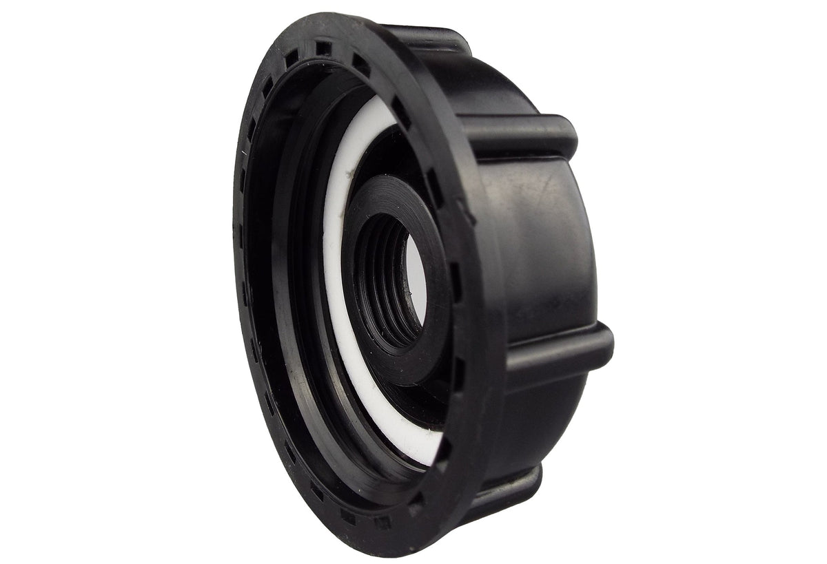 End Cap for IBC Tank with Built-in 1/2" BSPF Thread