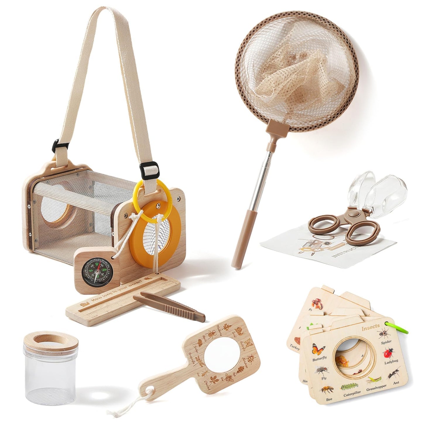 ibwaae Bug Catcher Kit for Kids – 10-Piece Outdoor Explorer Set