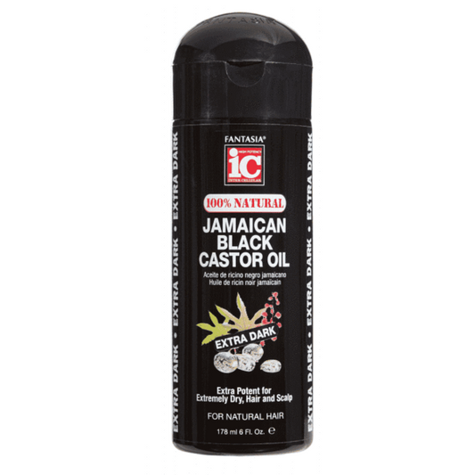 Fantasia IC Jamaican Black Castor Oil Extra Dark Deep Hair Strengthening & Growth for All Hair Types 178ml / 6.02 oz