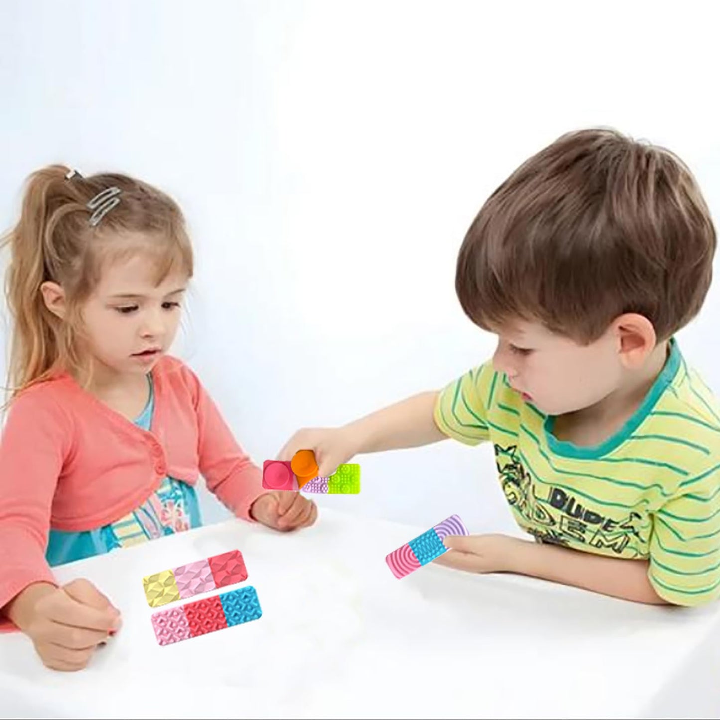 Iceacrin 8 Pack Sensory Strips – Fidget Toys for Autism, Anxiety Relief, Classroom & Travel