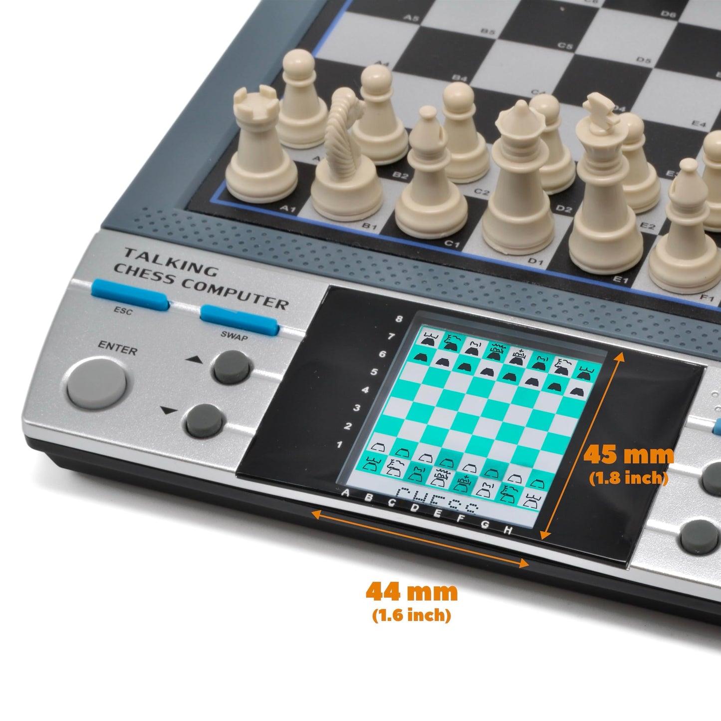 ISEE iCore Electronic Chess Set Pro Black | Talking Tutor, Learn Tactics for Kids & Adults