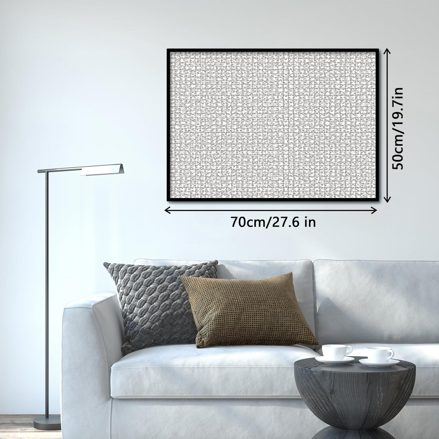 IdeaBazar | Difficult Puzzles for Adults — 1000-Piece White Blank Maze Puzzle