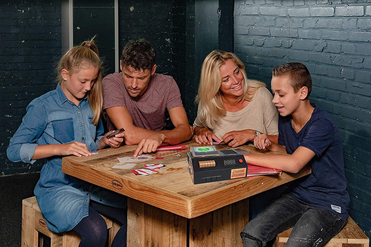 Identity Games Escape Room The Game Family Edition - 3 Time Travel Adventures for Family Fun