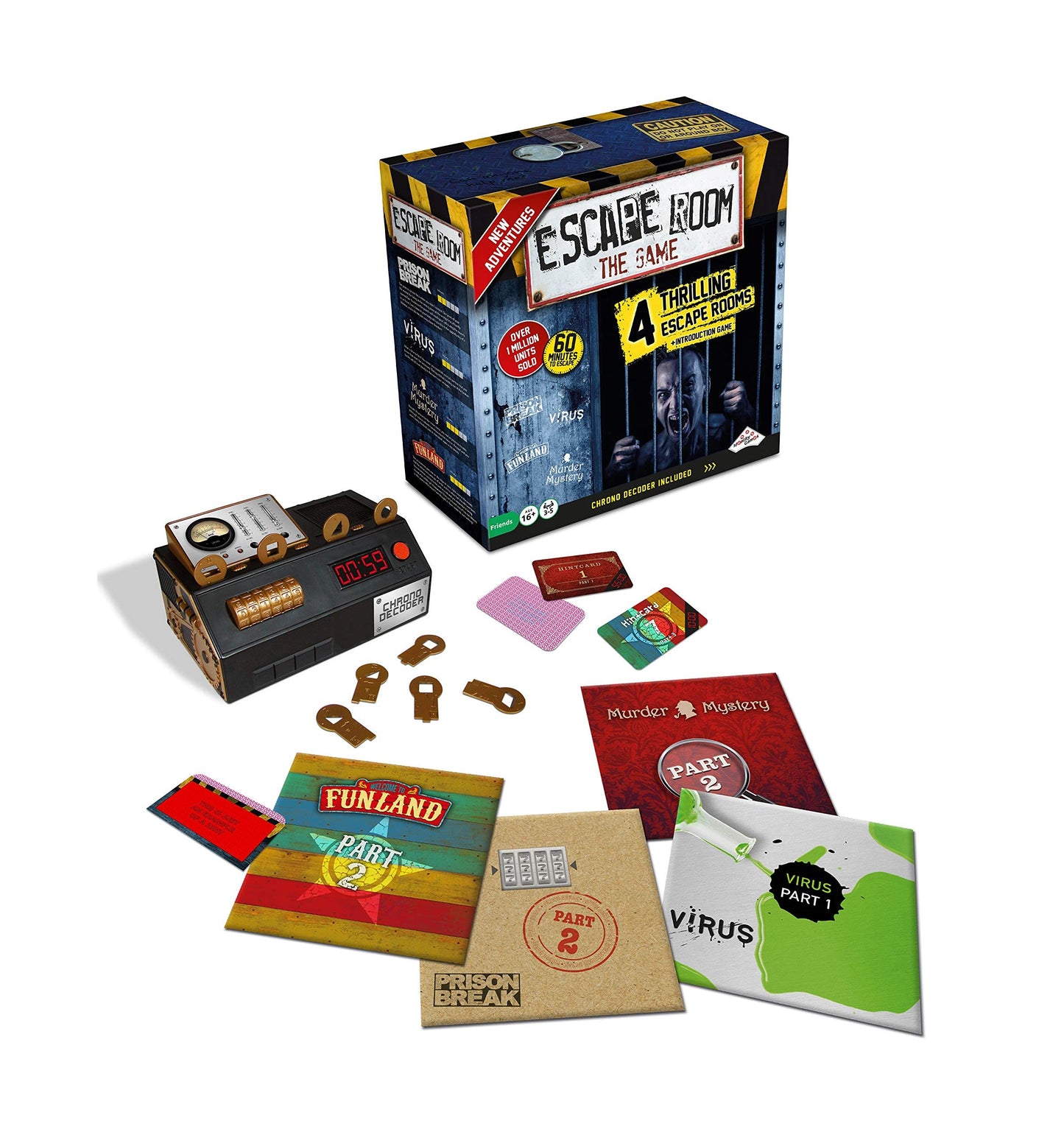 Escape Room The Game Version 2 | 4 Thrilling Rooms by Identity Games