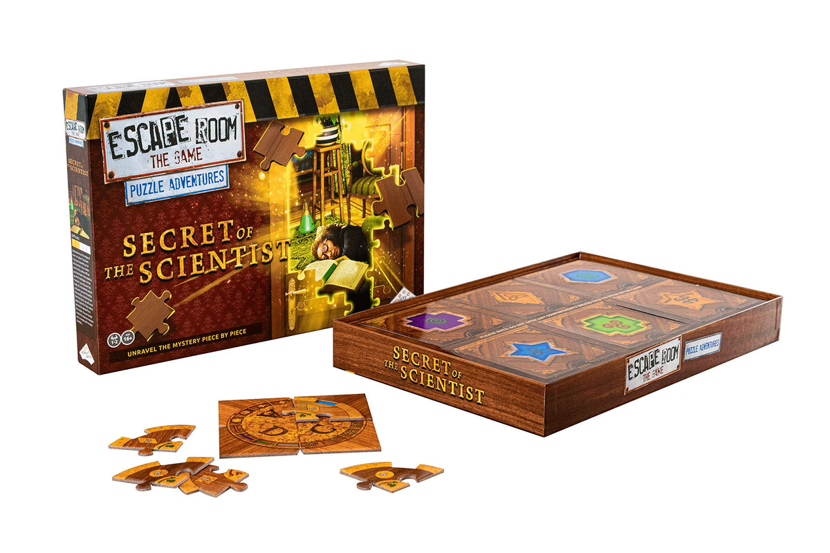 Escape Room: Puzzle Adventures — Secret of The Scientist | 1-2 Players | Family Night | 16+ | Identity Games
