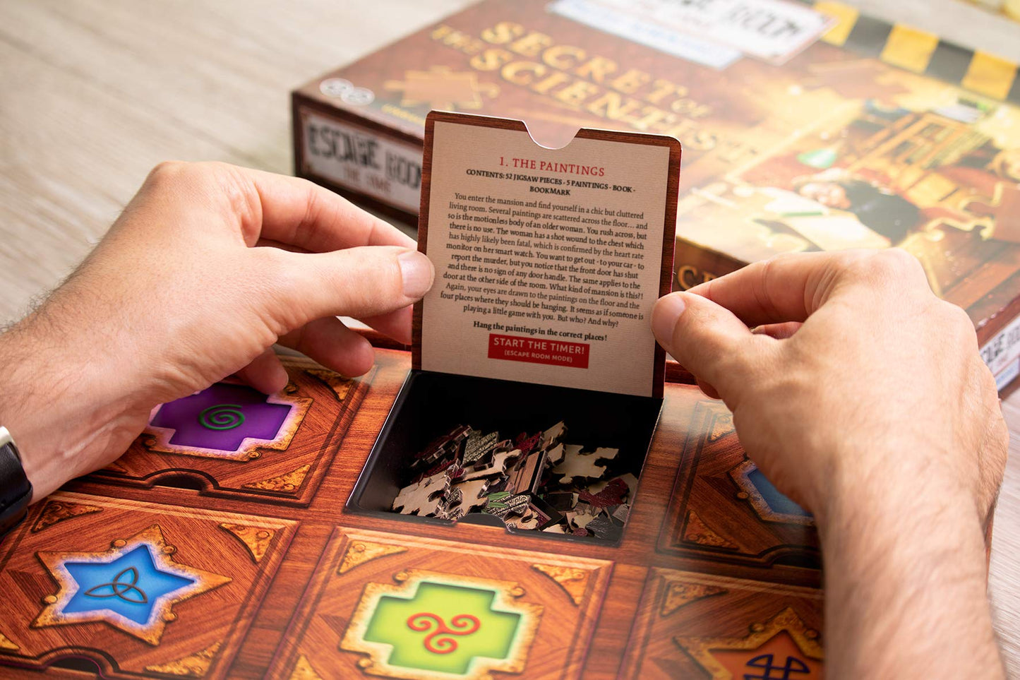 Escape Room: Puzzle Adventures — Secret of The Scientist | 1-2 Players | Family Night | 16+ | Identity Games