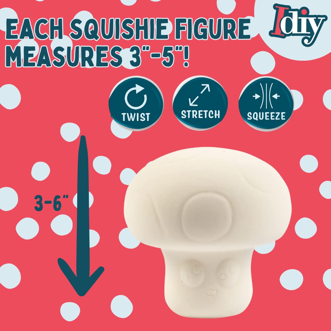 Idiy Jumbo Garden Animal Squishy Set – 8 Scented Slow-Rise Garden Themed Squishies (4–6")