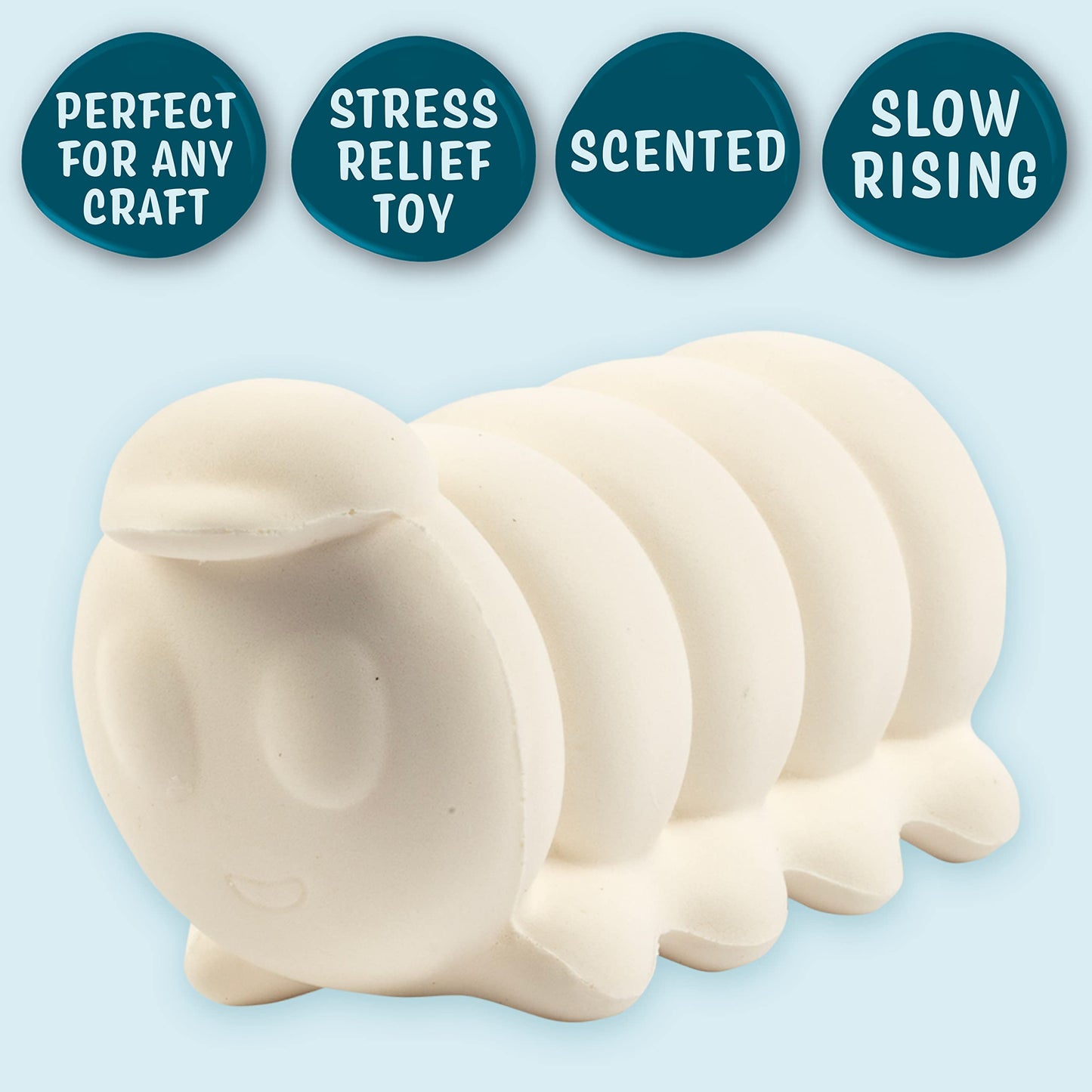 Idiy Jumbo Garden Animal Squishy Set – 8 Scented Slow-Rise Garden Themed Squishies (4–6")