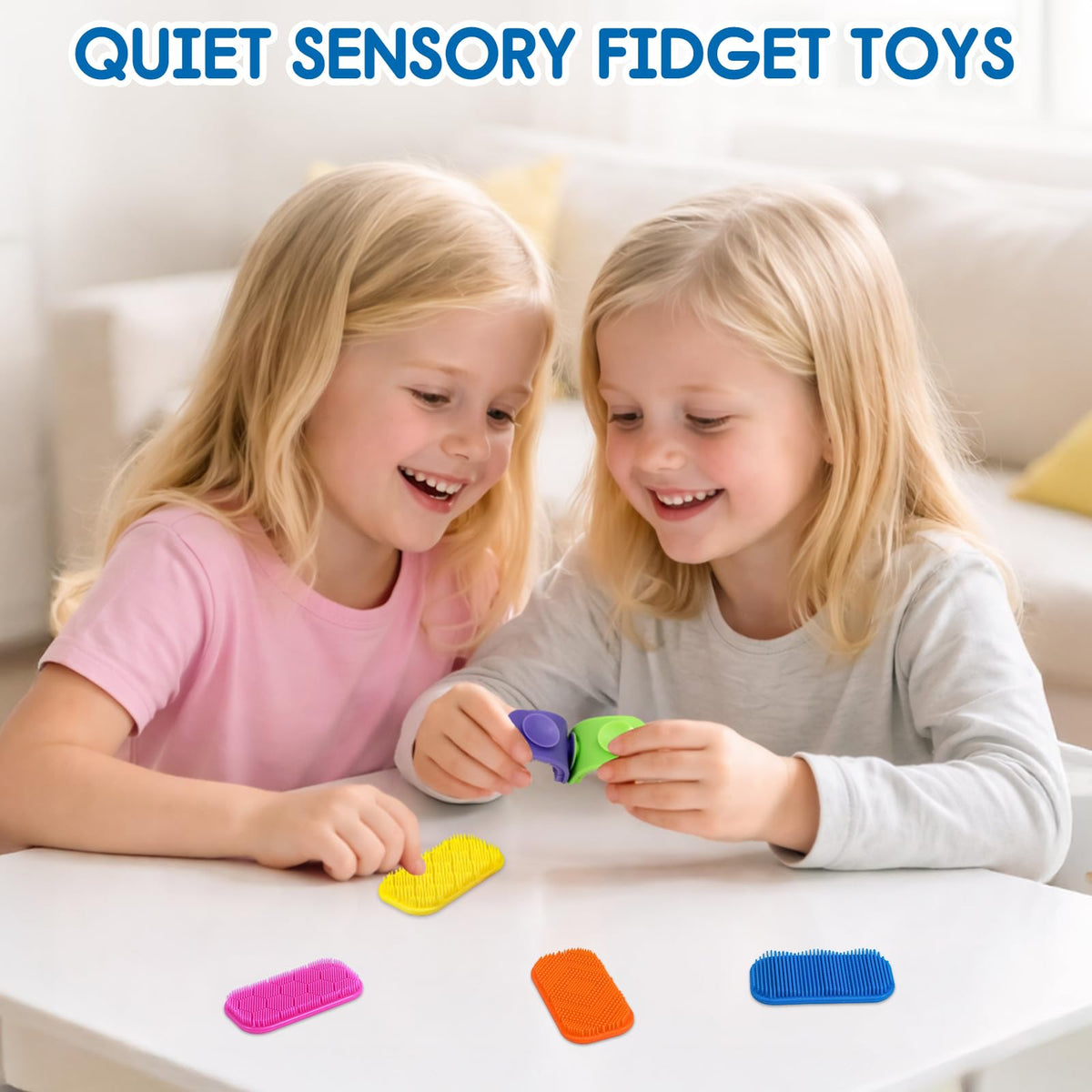Idooss Sensory Fidget Strips – Calming Texture Toys with Suction Cups