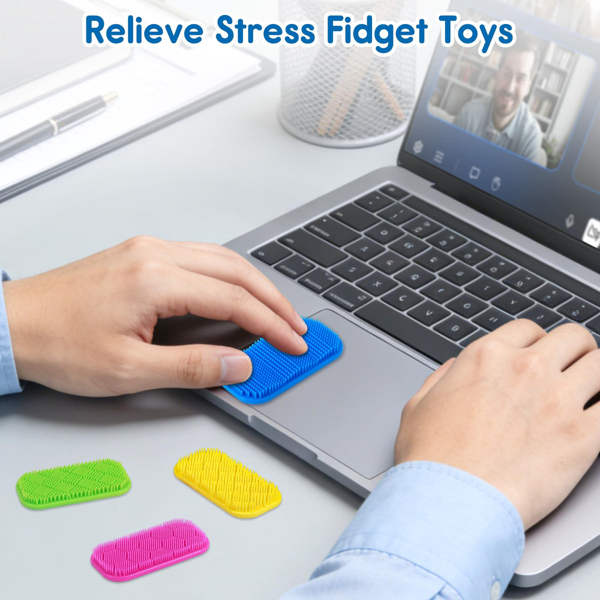 Idooss Sensory Fidget Strips – Calming Texture Toys with Suction Cups