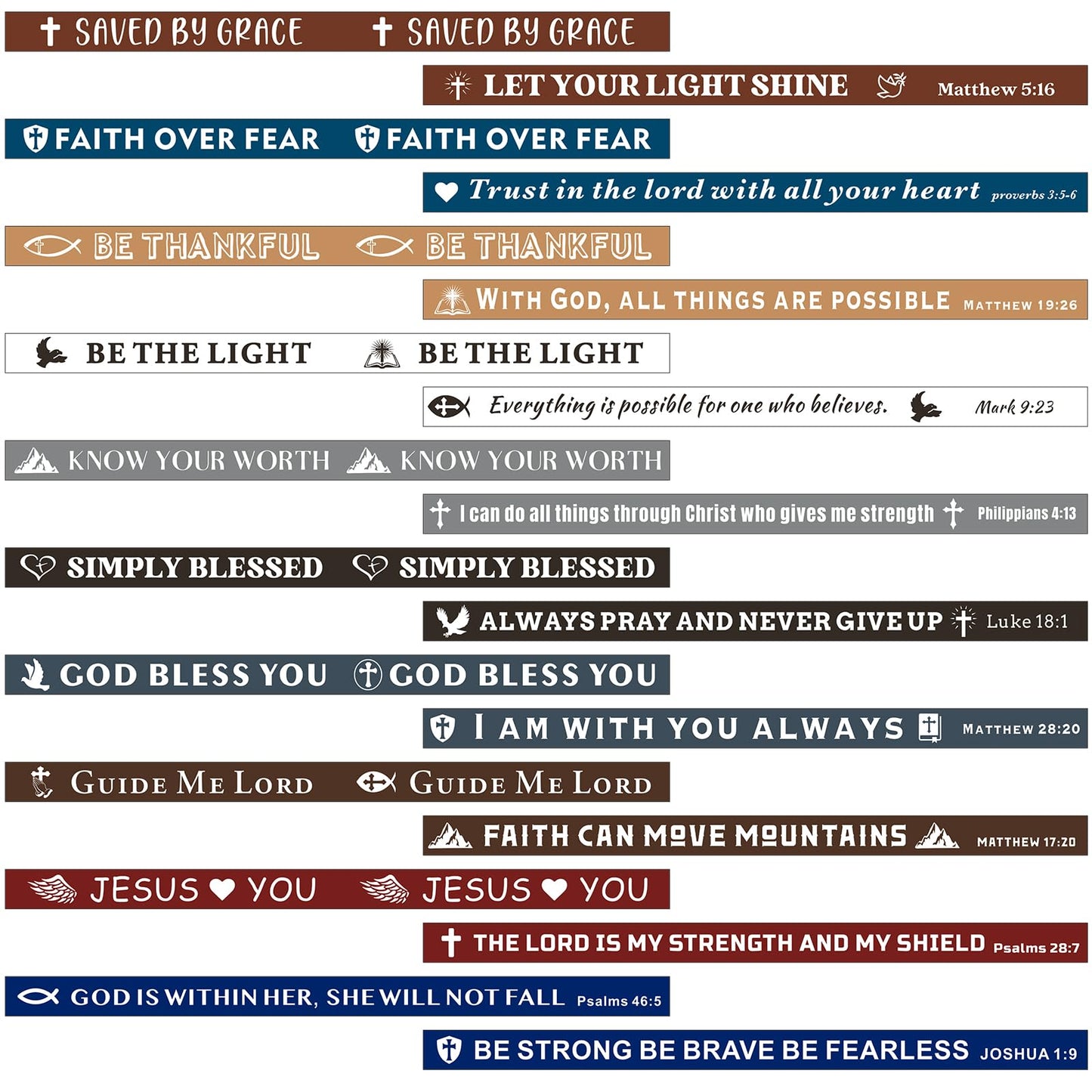 IDREAMBAND Bible Verse Bracelets – 80-Piece Silicone Wristbands, Comfortable & Lightweight Christian Gifts
