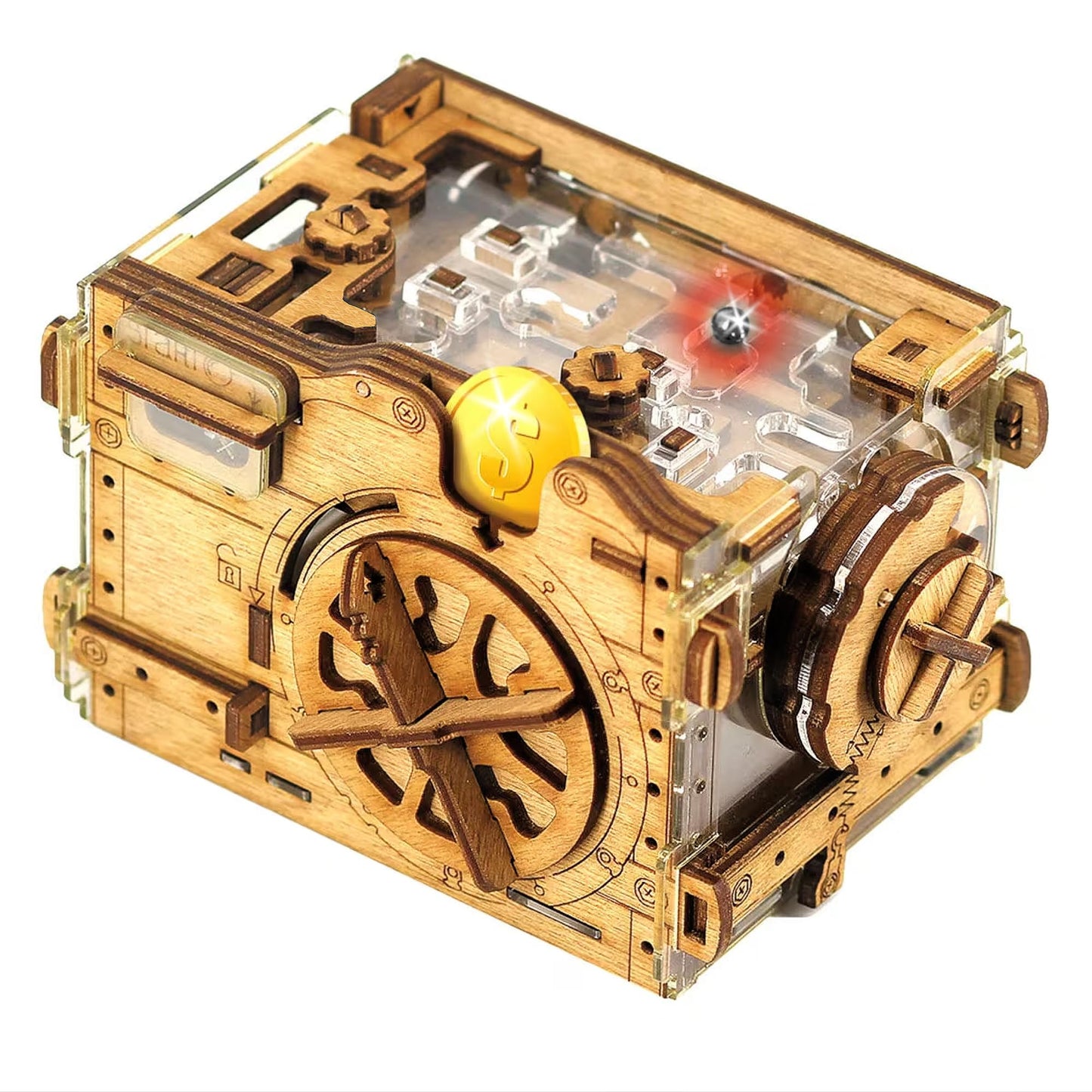 iDventure A-Maze-ing Safe – 3D Puzzle Money Box for Adults | Unique Gift Idea