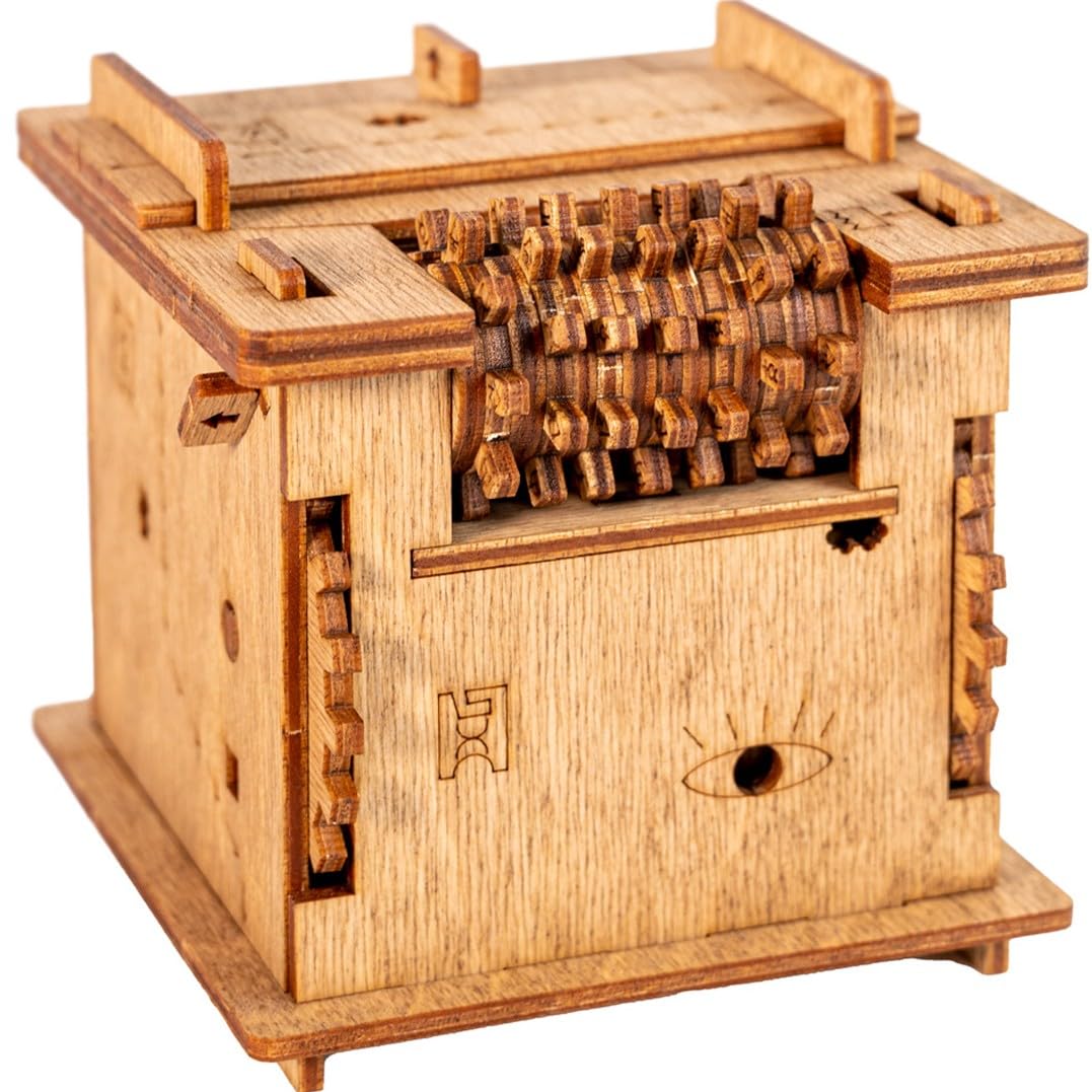 iDventure Cluebox Schroedingers Cat - 3D Escape Room Puzzle Box for 1-2 Players