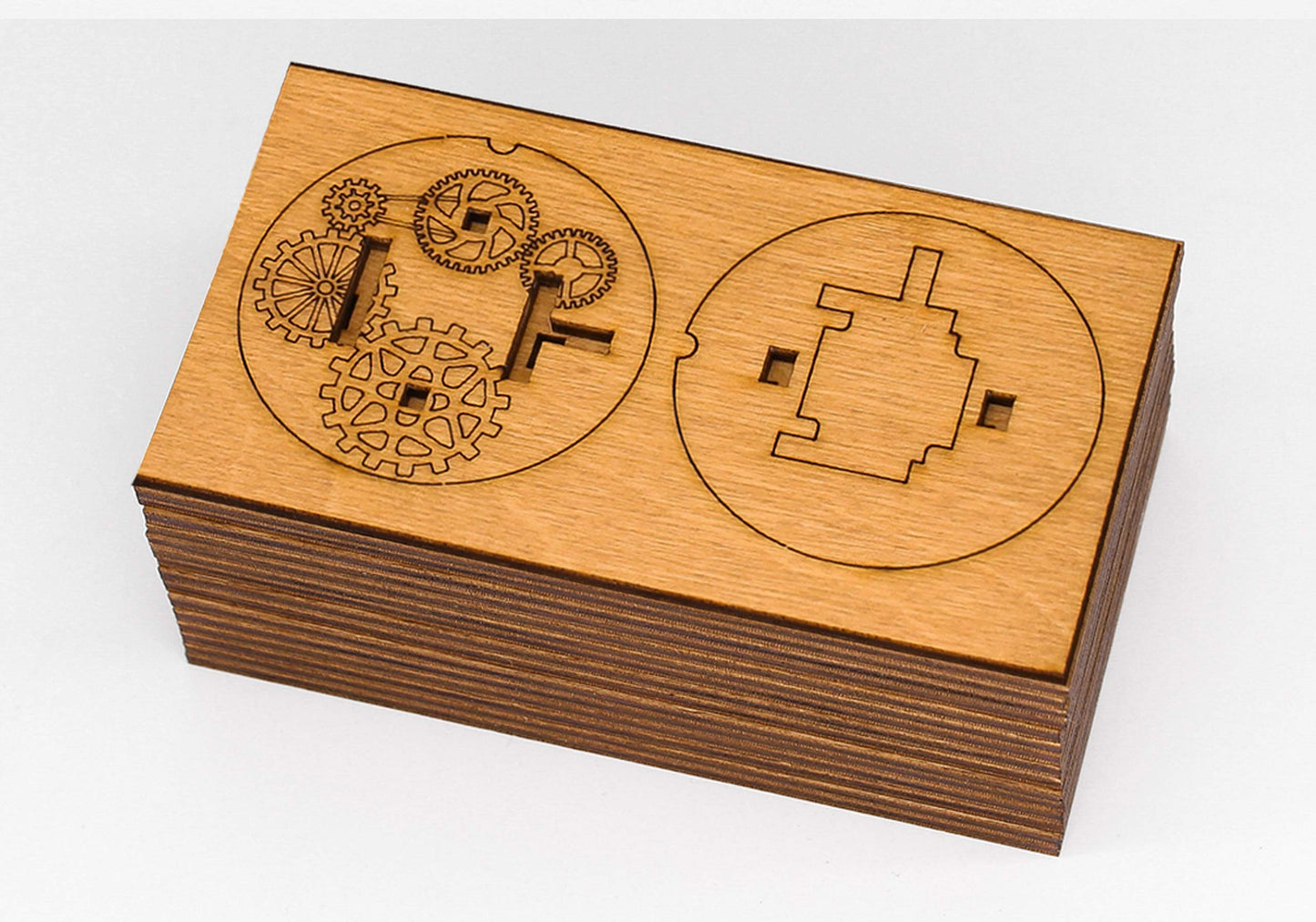 iDventure Kryptos – 3D Puzzle Box with Secret Code | Cryptex Money Box for Gifts & Escape Room Fun