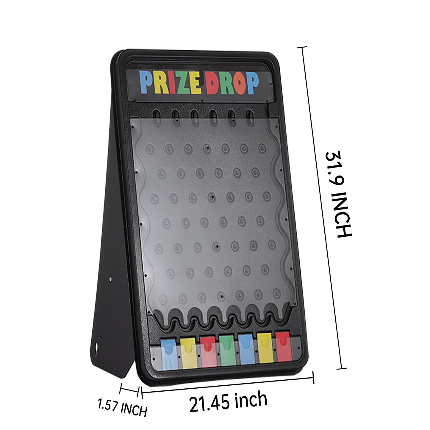iElyiEsy 31x21 Prize Drop Tabletop Board – Foldable Stand & Custom Pucks for Events