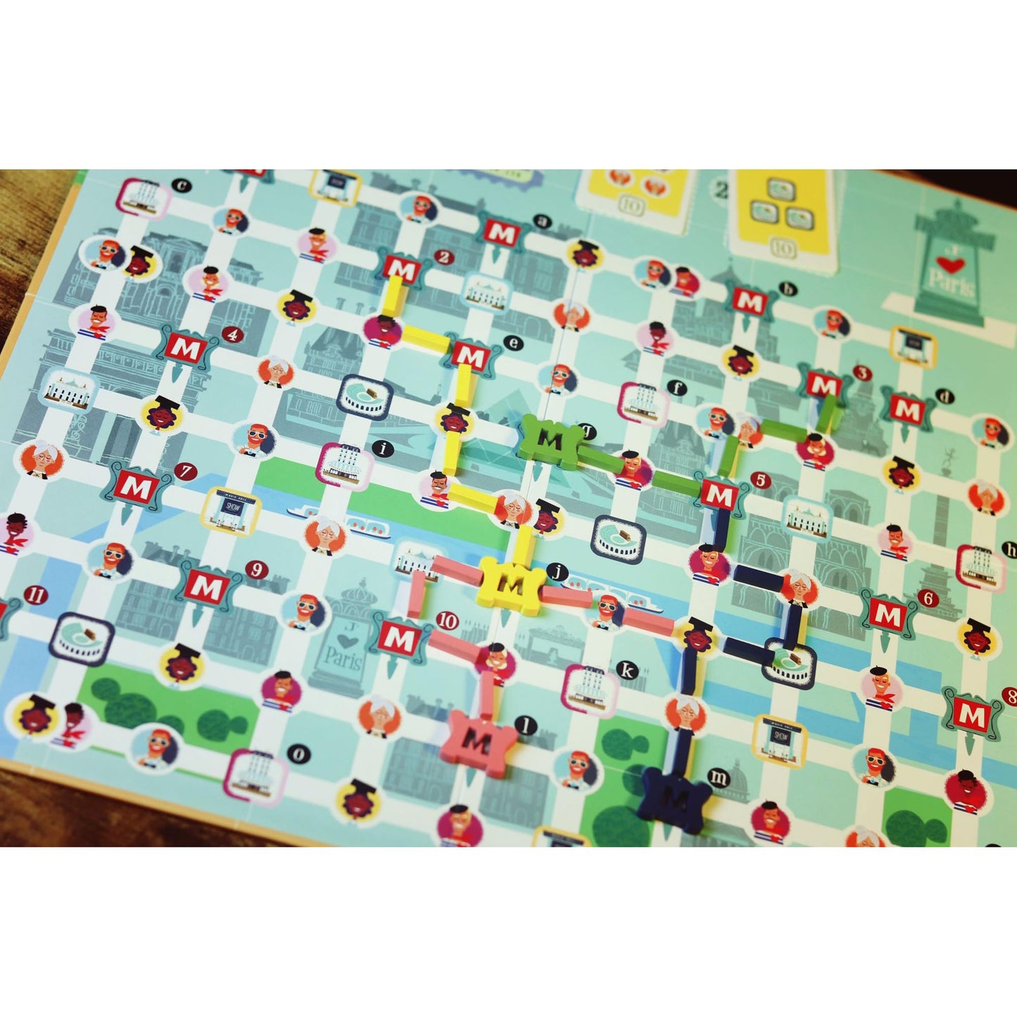 IELLO Get On Board: Paris and Rome – Clever Flip & Write Metro Line Game