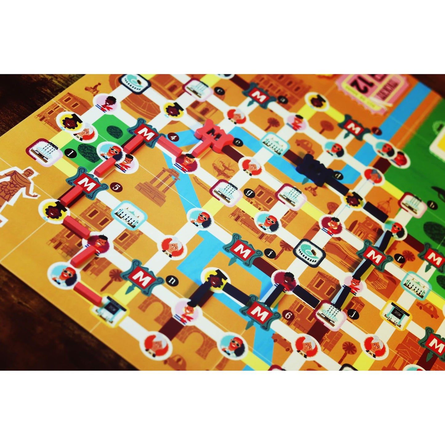 IELLO Get On Board: Paris and Rome – Clever Flip & Write Metro Line Game