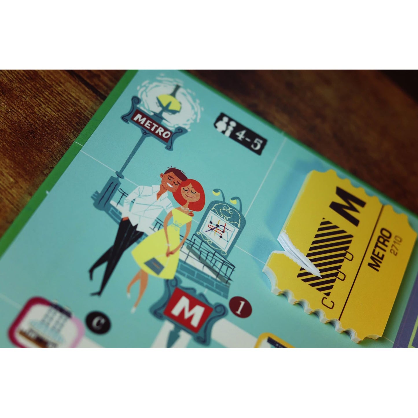 IELLO Get On Board: Paris and Rome – Clever Flip & Write Metro Line Game